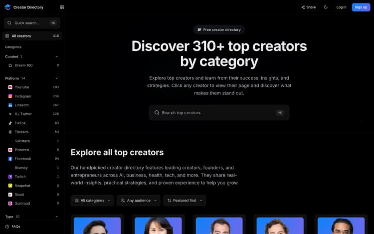 Creator Directory