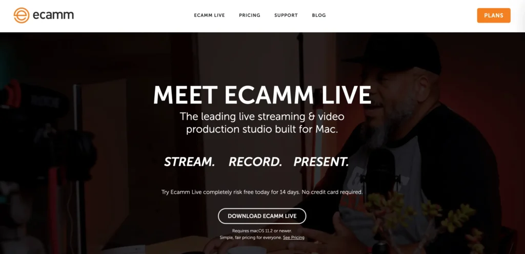 Ecamm Live - best live streaming software for Mac