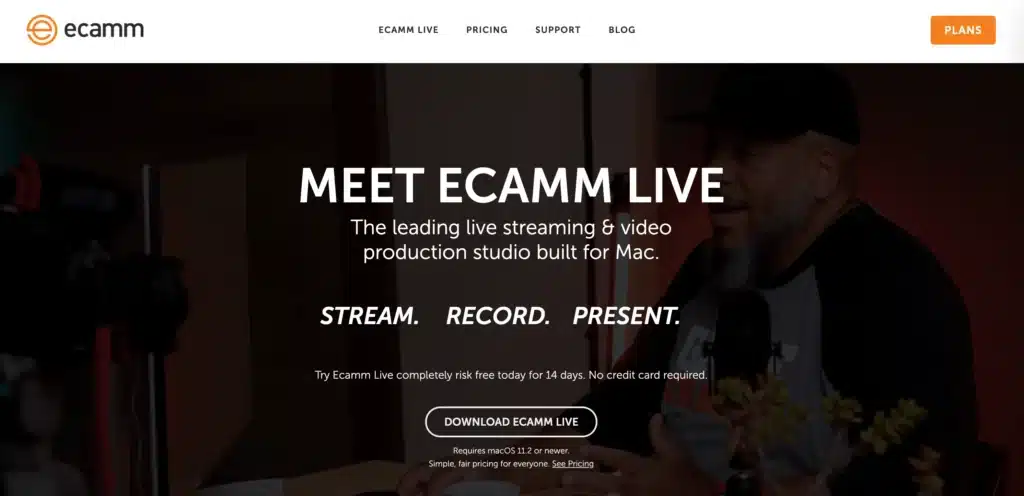 Ecamm Live - best virtual conference platform for Mac