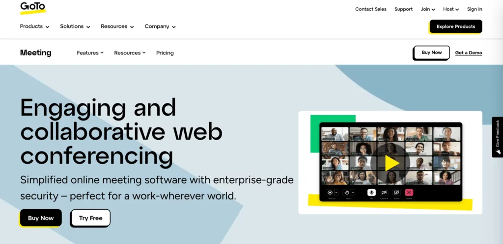 GoTo Meeting - best video conferencing software platform