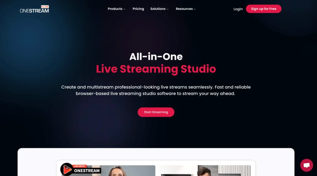 OneStream Live - best live streaming software platform