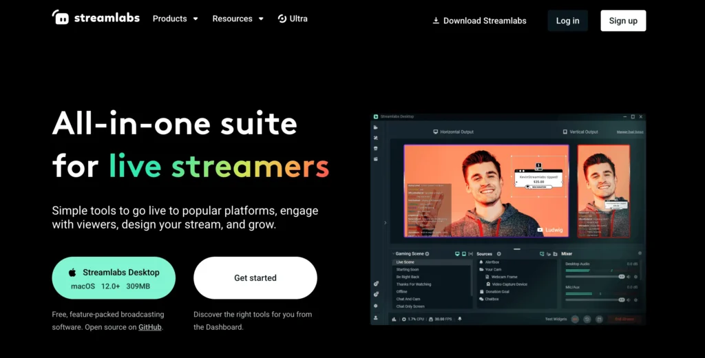 Streamlabs OBS - best free live streaming software for gamers