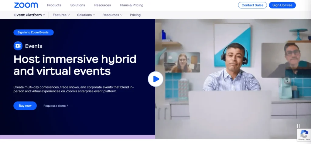 Zoom Events - best virtual conference platforms