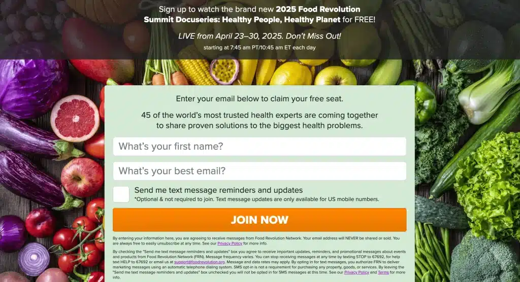 Food Revolution Summit 2025 - benefits of virtual events - scalability