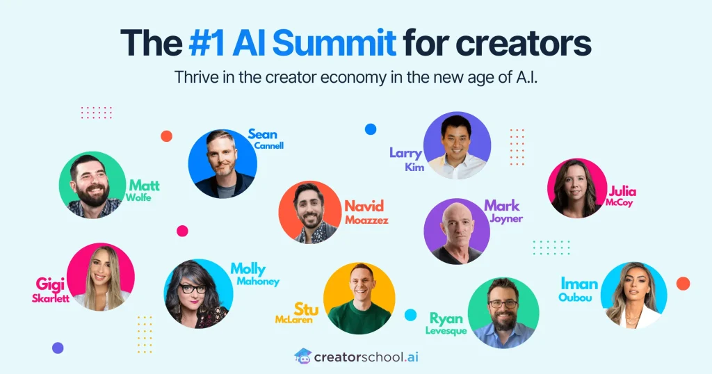 Influencer marketing guide - AI for Creators Summit example